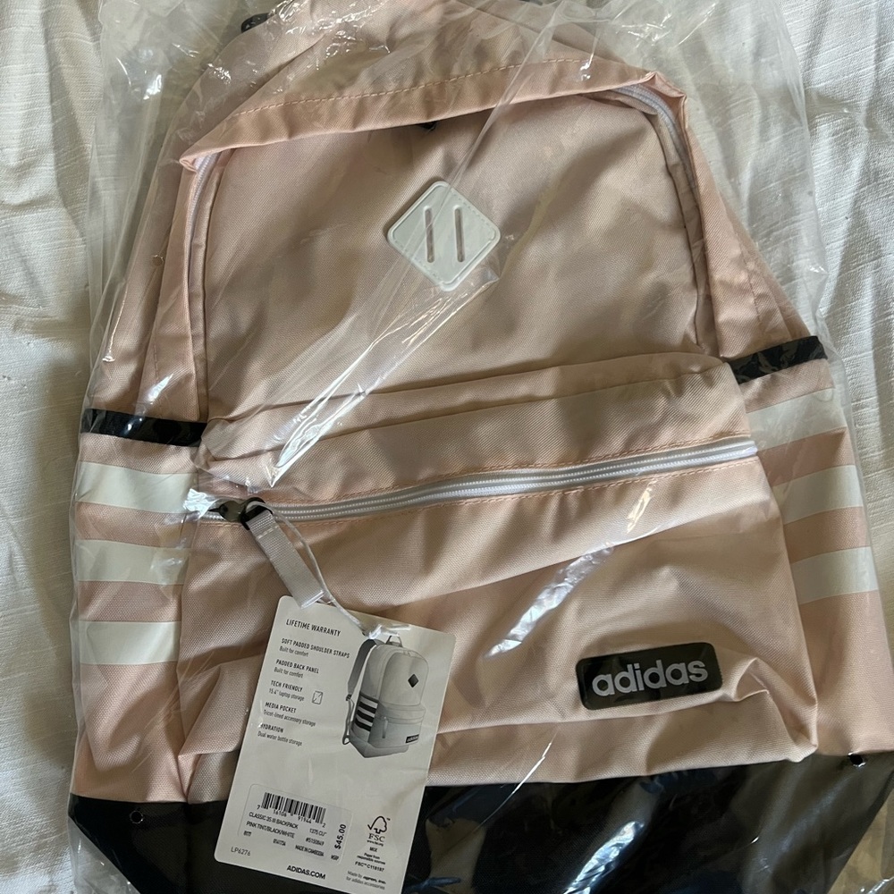 Adidas Backpack Pink BNWT